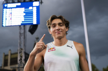 Duplantis z rekordom mitinga zmagal v Lozani