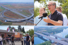 Vučić obilazi izgradnju osnovne škole 