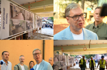 Vučić u Leskovcu: Obilazi radove na rekonstrukciji 