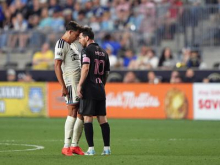 MLS zaradi udarca kaznovala Lionela Messija