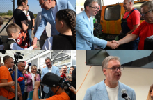 Vučić u selu Lopardince: Najavio novi put, priključak na kanalizaciju; 