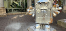 Erfurt: Statue von Bernd das Brot mit silberner Farbe attackiert