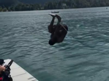 Bronny James skočil v Blejsko jezero, Walker Kessler navdušen nad Slovenci in Slovenijo
