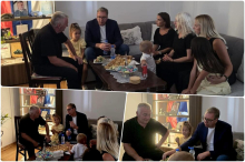 VUČIĆ U POSETI PORODICI STRADALOG HEROJA IZ KRALJEVA 