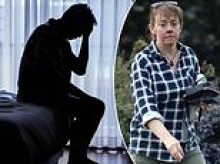 Psychologist banned for sex with 'profoundly vulnerable' patient breaks silence when the Mail arrives on her doorstep: 'So much more to it'