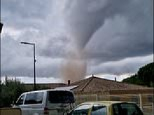 Dozens of people injured and hundreds of homes are damaged after tornado tears through French village