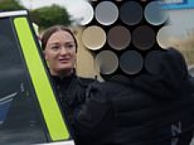 Moment joyriding teens are stopped on M6: Boy, 16, is arrested after driving three friends for 50 miles along motorway in untaxed car he bought for £250 hours earlier
