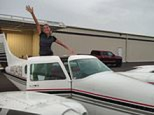 Female pilot, 23, describes moment she crash landed plane into water and managed to reach shore safely