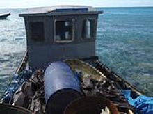 Illegal boat is seized in Australian waters: Border Force intercept vessel and haul crew to Darwin