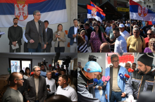 Vučić obilazi Rasinski okrug; U vinariji: 