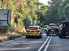 Man dies and woman critically injured after black Audi collides with white Ford Puma during police pursuit