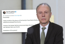 SUKOB PLENUMAŠKIH FRAKCIJA NA PRAVNOM ZBOG ĐOKIĆA! Vrhovni plenum lobira za vraćanje rektora na tzv. studentsku listu