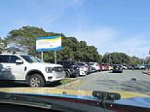 Stephen couldn't find a free space so he parked his car on the grass... then came the $345 fine from council: 'Greedy'