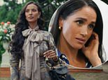 Look away Meghan... Maya Jama joins the Gentlemen! Love Island presenter makes a glamorous appearance in the series 2 trailer after the Duchess of Sussex's offer was 'withdrawn'