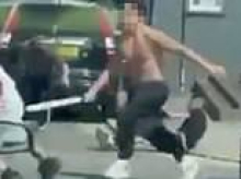 Two men charged after 'machete brawl' in city centre left three people in hospital