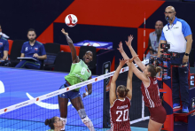 Slovenija - Latvija 18:7 (23:25; 19:25; tretji niz)