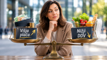 Kaj se vam bolj splača – višja neto plača ali nižji DDV