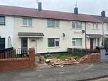 Another house is rammed in Middlesbrough amid fears of gang violence outbreak after girl, seven, was 'murdered' and fatal wrong-way crash