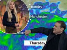 Peter Kay leaves viewers in hysterics as he gatecrashes a live BBC weather report - 15 years after interrupting the late Dianne Oxberry's broadcast
