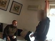 Moment Muslim political leader who once tried to sue Donald Trump for £10m is arrested as he is jailed for cheating life insurance from elderly woman