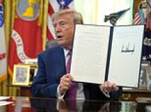 Trump renames Lake Ontario to Lake America as Canada trade war takes ugly turn