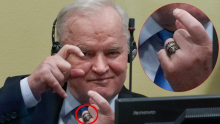 NA SUĐENjE JE UVEK NOSIO PRSTEN NA KOJEM JE IZREZBARENA GLAVA INDIJANSKOG POGLAVICE: Nakit posebne simbolike od kojeg se Mladić nije odvajao