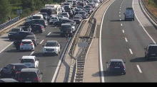FOTO Ogromne kolone nakon nesreće, ljudi se okreću na A1, prekinut promet kod Sv. Roka