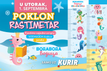 SJAJAN POKLON ZA VAŠE MALIŠANE: Kurir vam 1. septembra poklanja VODAVODA rastimetar!