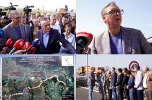 Vučić obišao novu deonice Dunavskog koridora: 