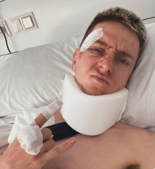 Brutalen Pogačarjev padec nov opomnik, kako hitro se lahko zalomi tudi najboljšim