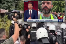 NI STIDA NI SRAMA! Blokaderski mediji ovako izveštavaju o snimatelju RTS-a koji je pogođen kamenom: 