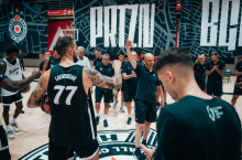 Košarkaši Partizana odmerili snage u pikadu VIDEO