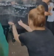 TUŽILAŠTVO U UŽICU DALO NALOG POLICIJI: Hitno utvrditi identitete svih koji su izazvali incidente na skupu 