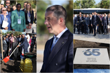 JEDNOSTAVAN, ALI TRAJAN SIMBOL PRIJATELJSTVA Učesnici sastanka Pokreta nesvrstanih zasadili drvo u Parku prijateljstva na Ušću, sa njima i Marko Đurić (FOTO)