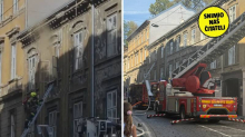 Gorio je stan u centru Zagreba. Imamo video: 'Puno je dima!'