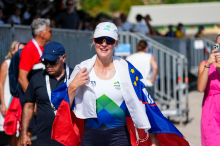 Veslačica Nina Kostanjšek bronasta v Tarantu