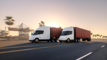 Tesla semi z dosegom do 800 kilometrov prihaja v Evropo