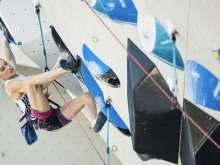 Janja Garnbret in druščina v Kopru po finalne vstopnice #vŽivo