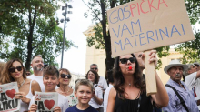 GosPIČKA vam materina! Pogledajte poruke s prosvjeda