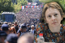 BLOKADERI ZA SRAMOTU NE ZNAJU: Profesorska Milinkov na N1 najstrašnije izvređala na desetine i desetine hiljada ljudi koji odaju počast generalu Mladiću! 