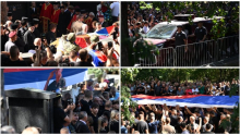 SAHRANjEN GENERAL RATKO MLADIĆ Potresan govor sina Darka: Putuj oče, putuj komandante - danas izlaziš i pred Lazara i pred Miloša (VIDEO)