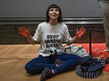 Pro-Palestine activists found guilty of criminal damage after targeting Picasso masterpiece 'Motherhood' in National Gallery and hurling red paint on floor are spared jail