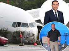 Amazon cargo plane pilots are pictured after their aircraft killed five people at Miami airport