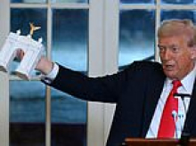 Gold Star families protest construction of Trump's planned massive arch for sobering reason