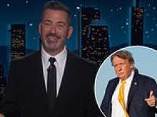 Jimmy Kimmel launches vicious tirade against Trump in first episode back from summer break... while ignoring reports show is set to end next year