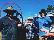 Cattle farmer is pictured giving thumbs-up in selfie just hours after he murdered three neighbours