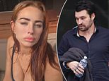 Delisted AFL footballer bashed his model ex-partner in a drunken rage over his former team's Grand Final appearance - then claimed he and his 'church' would put her children into foster care