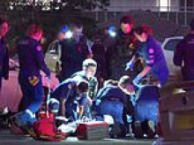 Gunman on the loose as man is shot dead outside community centre in Sydney