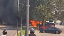 VIDEO U Vodicama šefu zapalio auto pa mu poslao snimku!