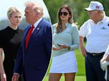 Trump caught secretly slipping eye-popping cash to Natalie Harp, 35, and two other young female White House staffers